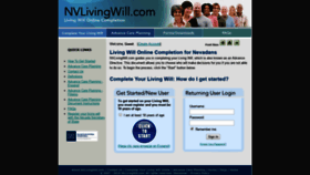 What Nvlivingwill.com website looked like in 2018 (5 years ago)