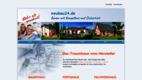 What Neubau24.de website looked like in 2018 (5 years ago)