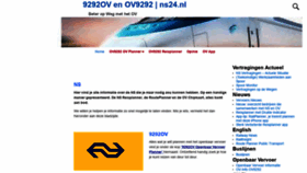 What Ns24.nl website looked like in 2018 (7 years ago)