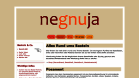 What Negnuja.ch website looked like in 2018 (5 years ago)