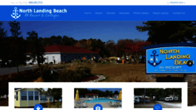 What Northlandingbeach.com website looked like in 2018 (5 years ago)