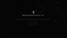 What Newlifeautomotive.com website looked like in 2018 (5 years ago)