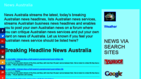 What Newsaustralia.info website looked like in 2018 (5 years ago)