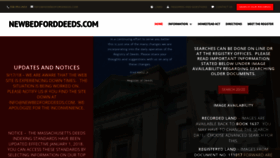 What Newbedforddeeds.com website looked like in 2018 (5 years ago)