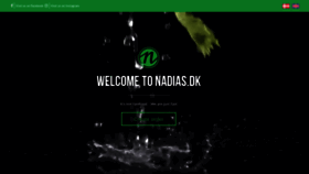 What Nadias.dk website looked like in 2018 (5 years ago)