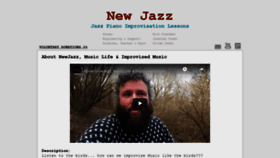 What Newjazz.dk website looked like in 2018 (5 years ago)
