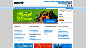 What Nipsco.com website looked like in 2018 (5 years ago)