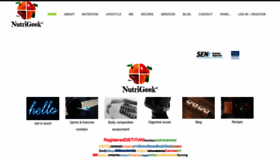 What Nutrigeek.org website looked like in 2018 (5 years ago)