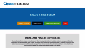 What Nicetheme.com website looked like in 2018 (5 years ago)