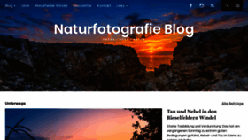 What Naturfotografie-blog.de website looked like in 2018 (5 years ago)