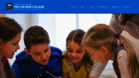 What Newcollege.com.au website looked like in 2018 (5 years ago)