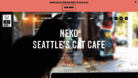What Nekoseattle.com website looked like in 2018 (5 years ago)