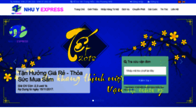 What Nhuyexpress.com.vn website looked like in 2018 (5 years ago)
