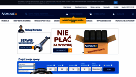 What Norauto.pl website looked like in 2018 (5 years ago)
