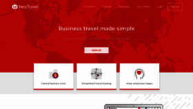 What Nextravel.com website looked like in 2018 (5 years ago)