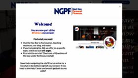 What Nextgenpersonalfinance.org website looked like in 2018 (5 years ago)