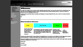 What Needles.de website looked like in 2018 (5 years ago)