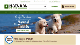 What Naturalpetstore.com.au website looked like in 2018 (5 years ago)