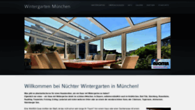 What Nuechter-wintergarten-muenchen.de website looked like in 2018 (5 years ago)