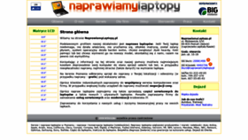 What Naprawiamylaptopy.pl website looked like in 2018 (5 years ago)