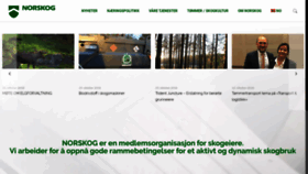 What Norskog.no website looked like in 2018 (5 years ago)