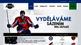 What Nhlsazeni.cz website looked like in 2018 (5 years ago)