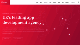 What Nodesagency.com website looked like in 2018 (5 years ago)
