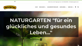 What Naturgarten.com website looked like in 2018 (5 years ago)