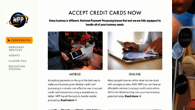 What Nationalpaymentprocessing.com website looked like in 2018 (5 years ago)
