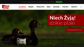 What Niechzyja.pl website looked like in 2018 (5 years ago)