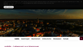What Nobilis.de website looked like in 2018 (7 years ago)