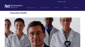 What Northwesternexecutivehealth.com website looked like in 2018 (5 years ago)