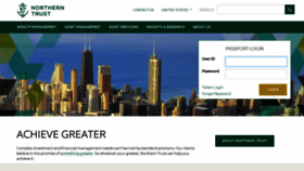 What Northerntrust.com website looked like in 2018 (5 years ago)