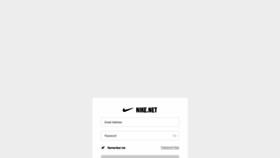 What Nike.net website looked like in 2018 (5 years ago)