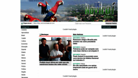 What Naviraidiario.com.br website looked like in 2018 (5 years ago)