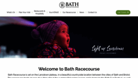 What New.bath-racecourse.co.uk website looked like in 2018 (5 years ago)