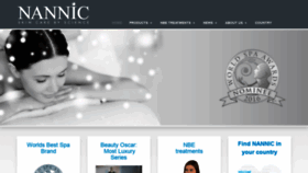 What Nannic.com website looked like in 2018 (5 years ago)