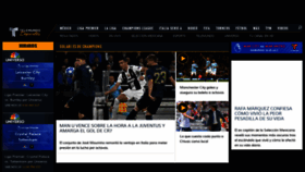 What Nbcdeportes.com website looked like in 2018 (5 years ago)