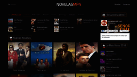 What Novelasmp4.com website looked like in 2018 (5 years ago)