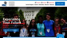 What Nslcleaders.org website looked like in 2018 (5 years ago)