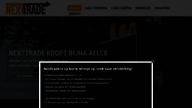 What Nexttrade.nl website looked like in 2018 (5 years ago)