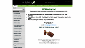What Nzlightingltd.co.nz website looked like in 2018 (5 years ago)