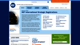 What Nsf-isr.org website looked like in 2018 (5 years ago)