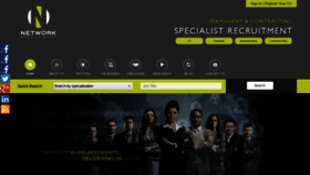 What Networkrecruitment.co.za website looked like in 2018 (7 years ago)