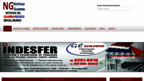 What Noticiasguariba.com.br website looked like in 2018 (6 years ago)