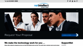 What Netintellect.com.au website looked like in 2018 (5 years ago)