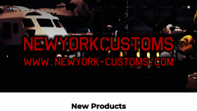 What Newyork-customs.com website looked like in 2018 (5 years ago)
