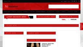What Newsonfloor.com website looked like in 2018 (5 years ago)