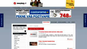 What Nowytarg.sk website looked like in 2018 (5 years ago)