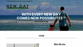 What Newdaycenters.org website looked like in 2018 (5 years ago)